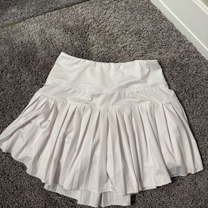 Amazon Women's White Pleated Skirt